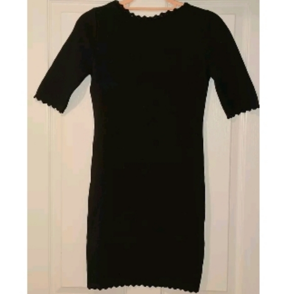 ZARA POLYAMIDE SWEATER HALF SLEEVE SHORT CURVY BOD - Picture 2 of 7